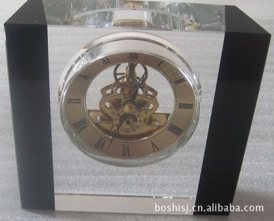 廠家直銷，品質(zhì)非凡 探秘浦江博石003家居水晶鐘表